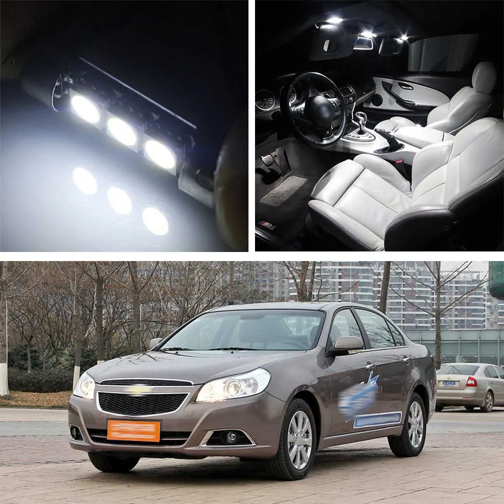 Canbus LED Lamp Interior Map Dome Trunk Plate Light Bulbs For Chevrolet Epica