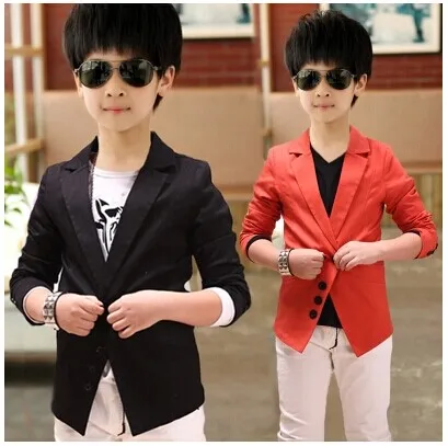 Baby Boys Suits Costume for Boy 2019 Autumn Single Breasted Kids Blazers Boy Suit Formal Wedding Wear Cotton Children Clothing