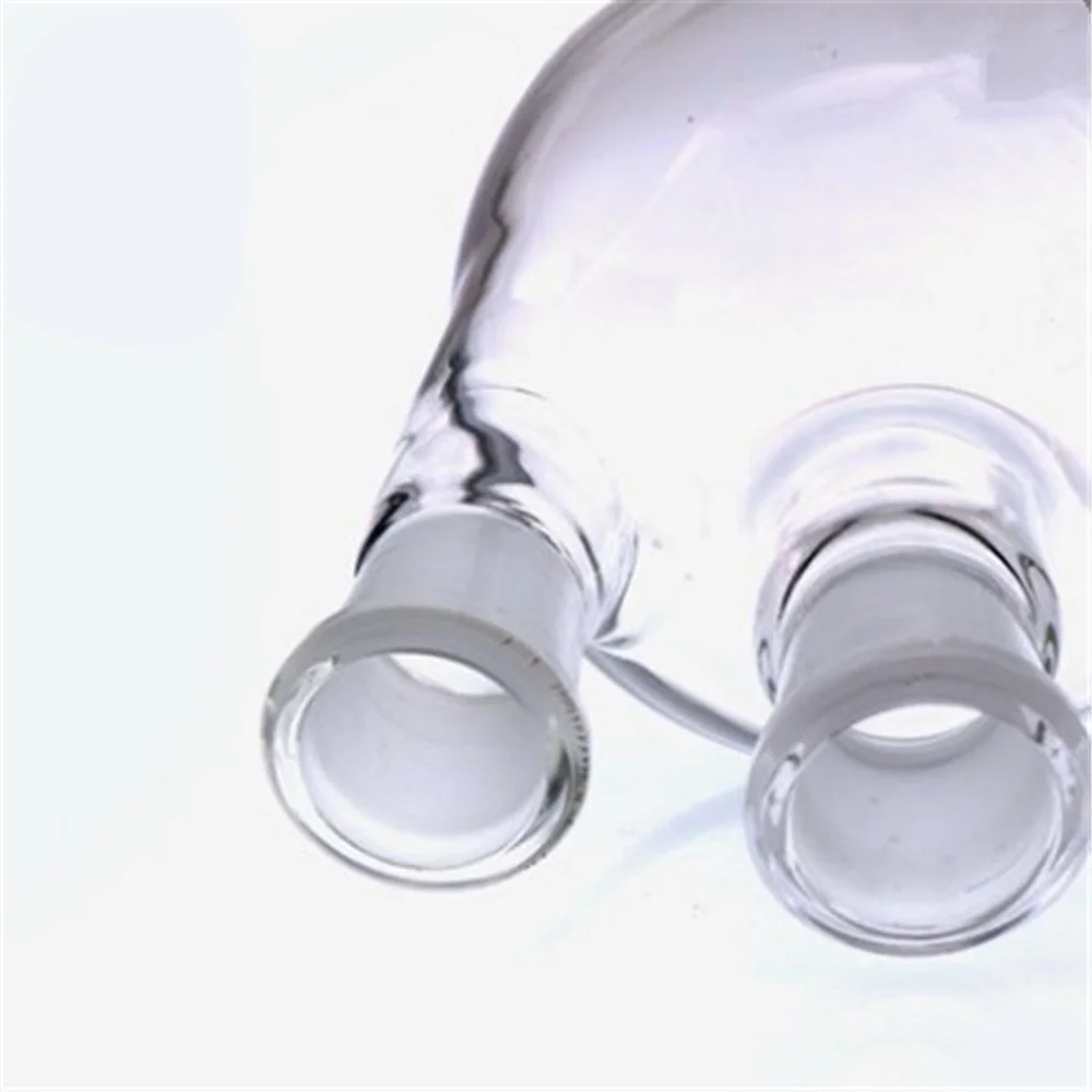 1000ml,24/29*3,3-neck,Round bottom straight Glass flask,Lab Boiling Flasks,Three neck laboratory glassware