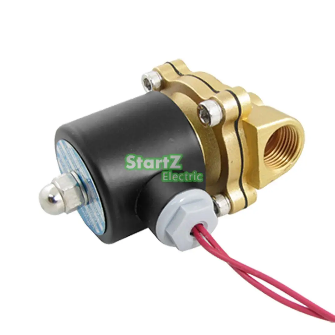 1/2" Inch Electric Air Gas Water Solenoid Valve Normally Closed DC12V DC24V AC110V AC220V