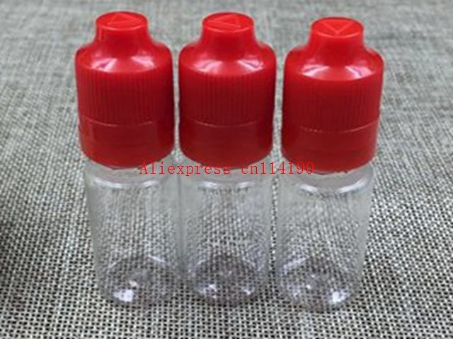 Hot sale 10ML PET Empty E Liquid Bottle with Safe Tips and long fine Tip For E Cig Liquid 10ML Needle Dropper Bottles