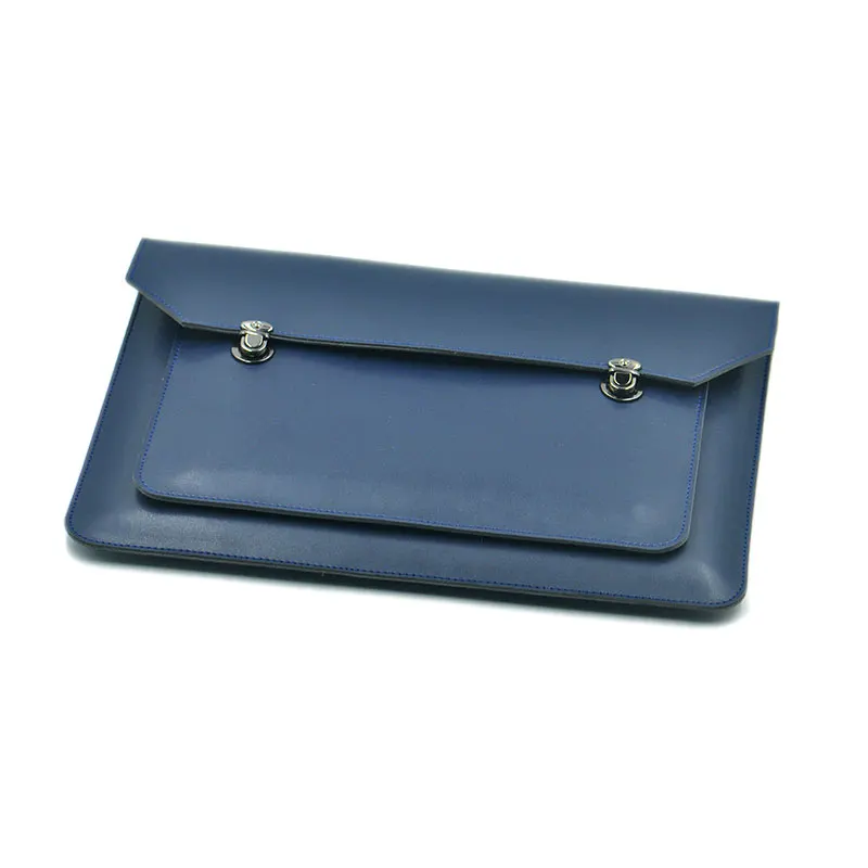 Double Layer Briefcase Style Laptop Bag Cover,Microfiber Leather NoteBook Sleeve Case For Surface Go/Pro6 12.3\