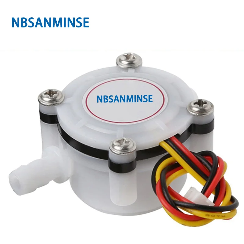 SMF-S401 High Precision Coffee Machine Water Flow Meter Sensor Connected To 6mm Hose Water dispenser NBSANMINSE