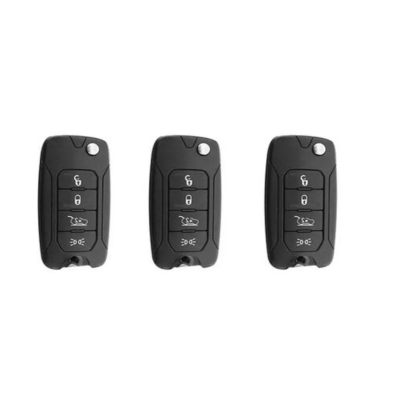 

4 Button Flip Folding Remote Key Case Shell For Jeep Compass Renegade Fob Key Cover 2017Year