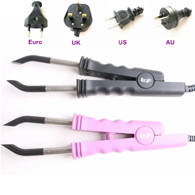 

1 Piece Loof Fusion Hair Extension Iron Keratin Bonding Tools 4 Levels Adjustable Temperature Fusion Heat Connector