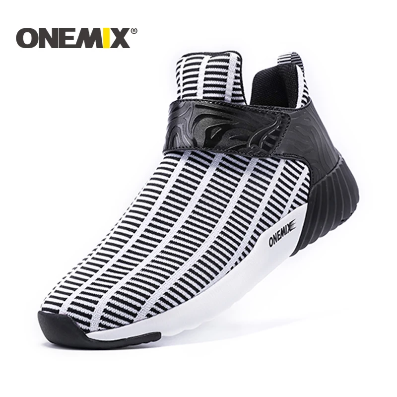 ONEMIX New Winter Running Shoes Warm Height Increasing Shoes Winter Men & Woman Sports Shoes Outdoor Unisex Athletic Sport Shoes