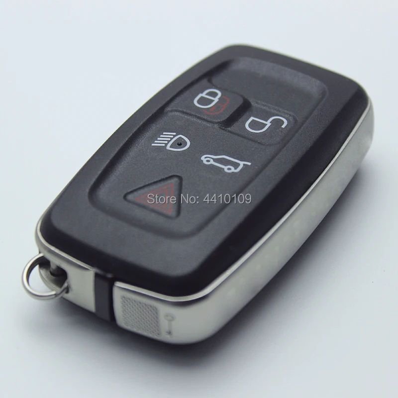 

4+1Buttons Remote Key Shell Replacement For Land Rover Freelander Discovery 4 Smart Fob Car Key With logo Free Shipping