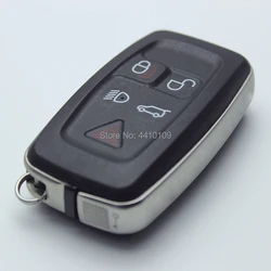 Sostituzione guscio chiave a distanza 4 + 1 pulsanti per Land Rover Freelander Discovery 4 Smart Fob Car Key con logo spedizione gratuita