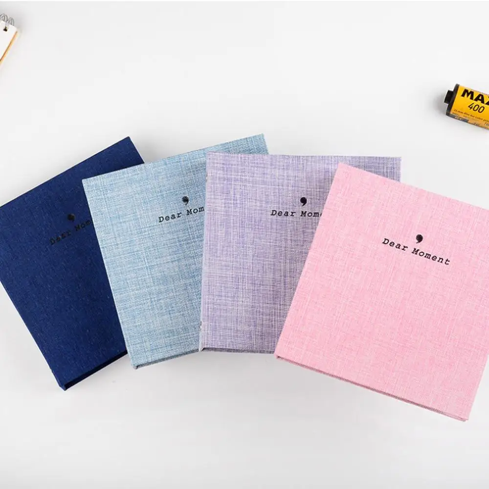 50 Pockets 5 Inch Photo Book Cotton Cover Mini Album Film Storage Picture Bag for Fujifilm Instax Wide 300, 210