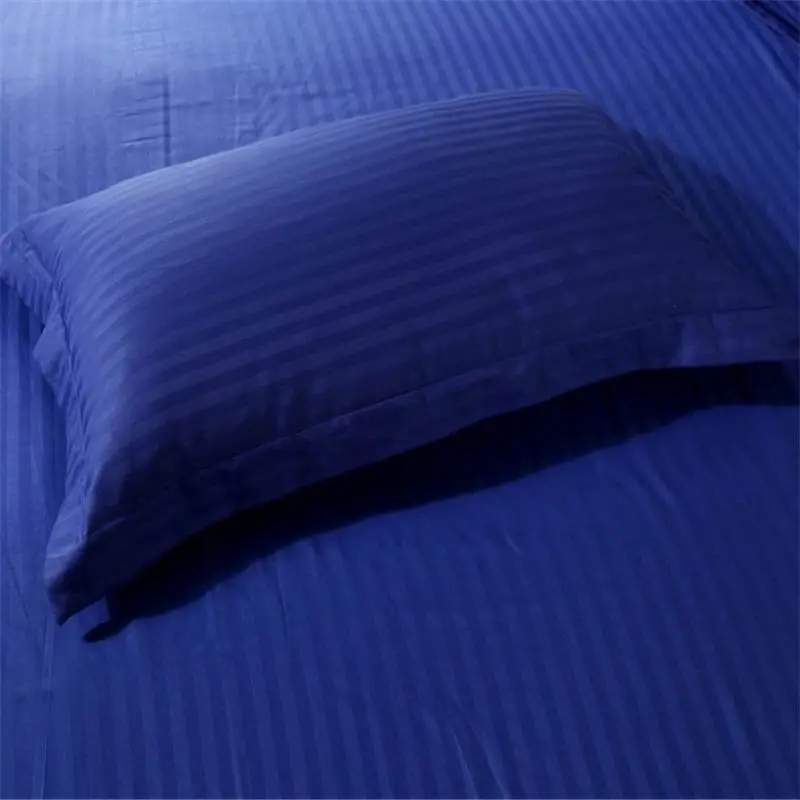 2pcs Premium Satin Stripe Encryption Fabric Pillow Case 100% Cotton 50*70cm&70*70cm More specifications