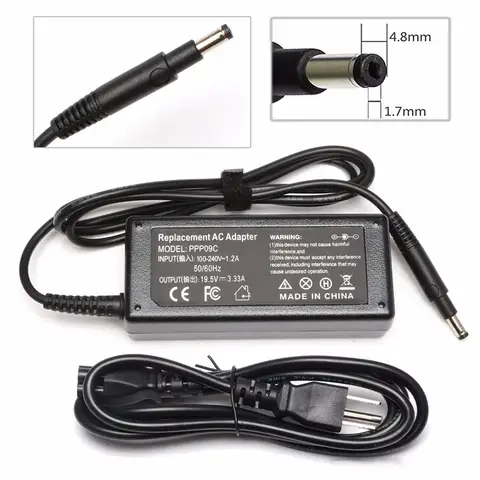 65W 19.5V 3.33A Ac Adapter Laptop Charger for HP Pavilion Touchsmart 14-b109wm 14-b124us 14-b150us Sleekbook 15-b129wm 15-b150us