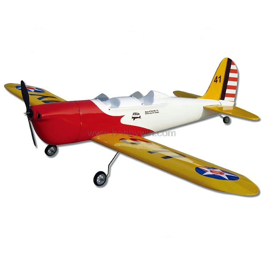 PT-20 Ryan 1100mm KIT without electric part RC model airplane sporter Fiberglass fuselage wood wings