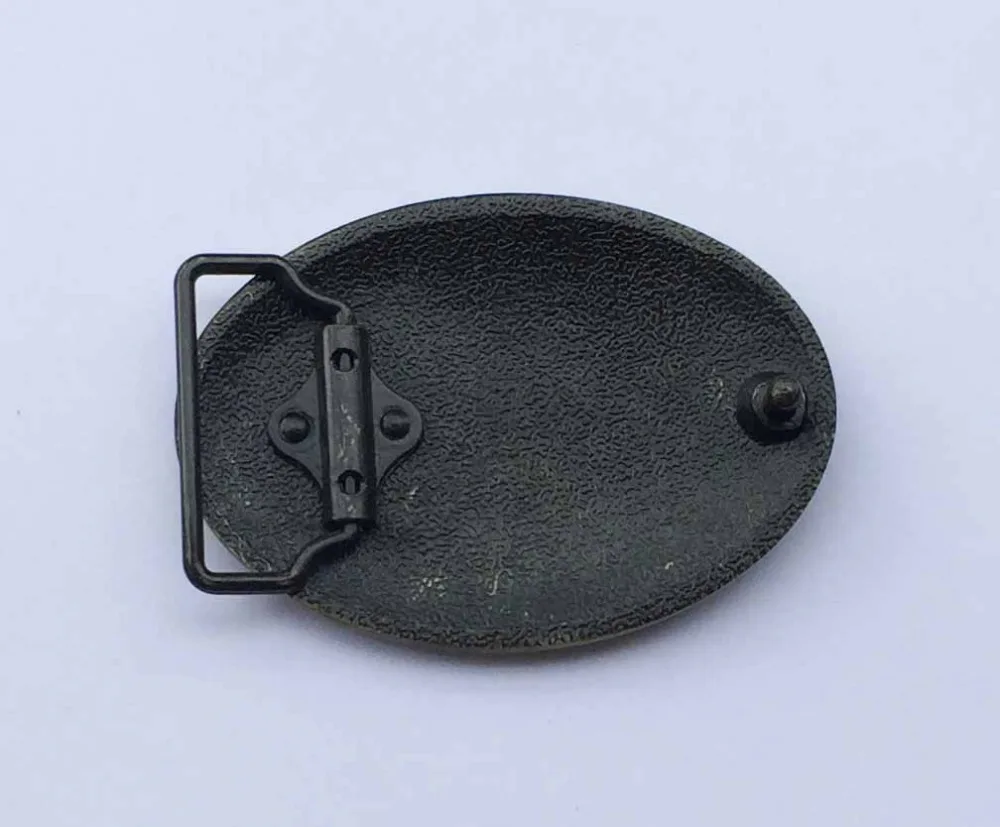 Brass Color CSA Western Belt Buckle SW-BY649 suitable for 4cm wideth snap on belt with continous stock
