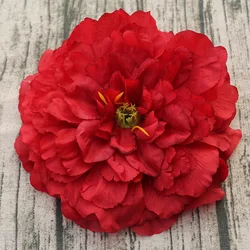 16CM Big Peony Artificial Flower Head Silk Flower DIY Wedding Flower Wall Background Decoration Silk Rose