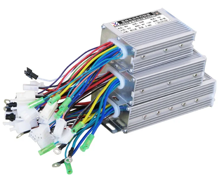 전기 자전거 속도 제어 브러시리스 모터 컨트롤러, 무료 배송, 350W, 72V, 18A, DC 6 모프셋