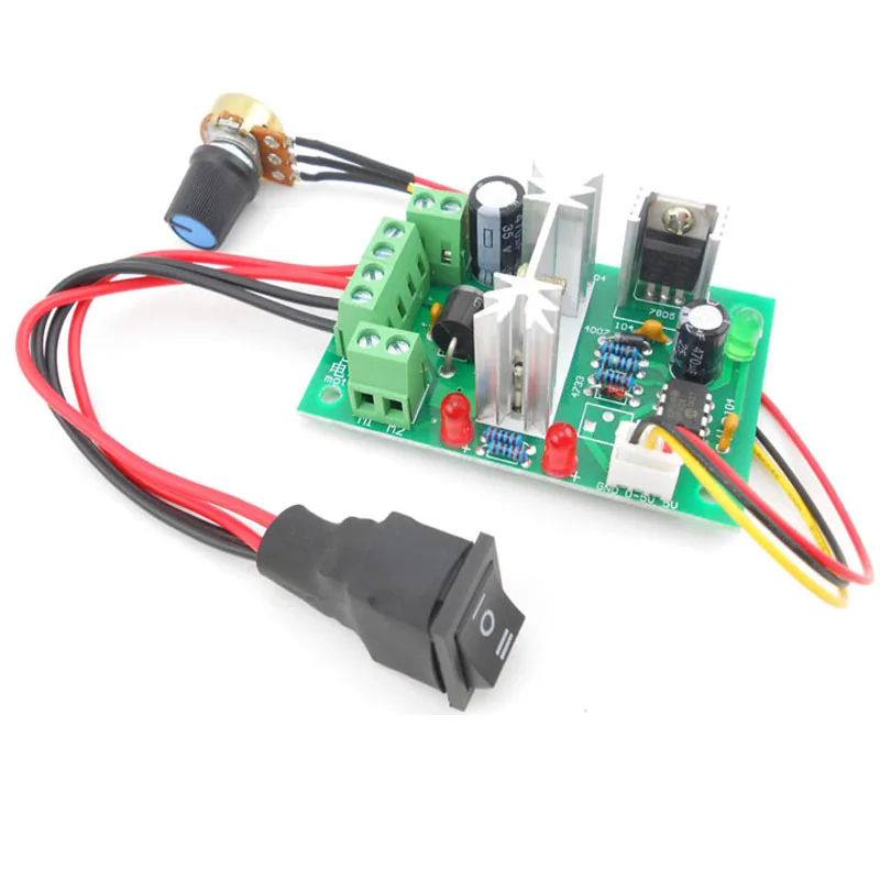 Convertidor PWM DC, interruptor inversor de motor sin escobillas 6V12V24V, CCW / CW, velocidad continua