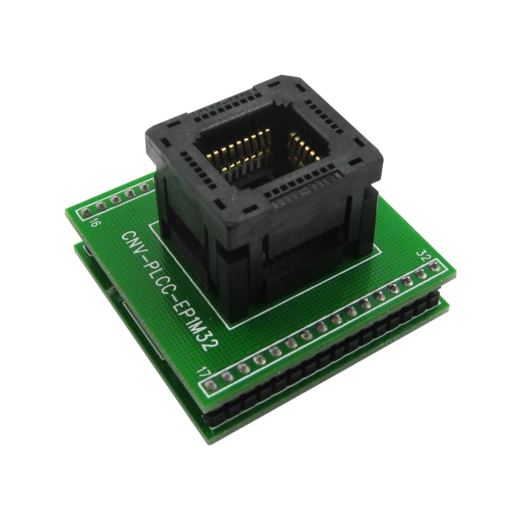 

1Pcs Top Quality Chip programmer PLCC32 adapter socket CNV-PLCC-EP1M32 0324-309 with Board for BIOS