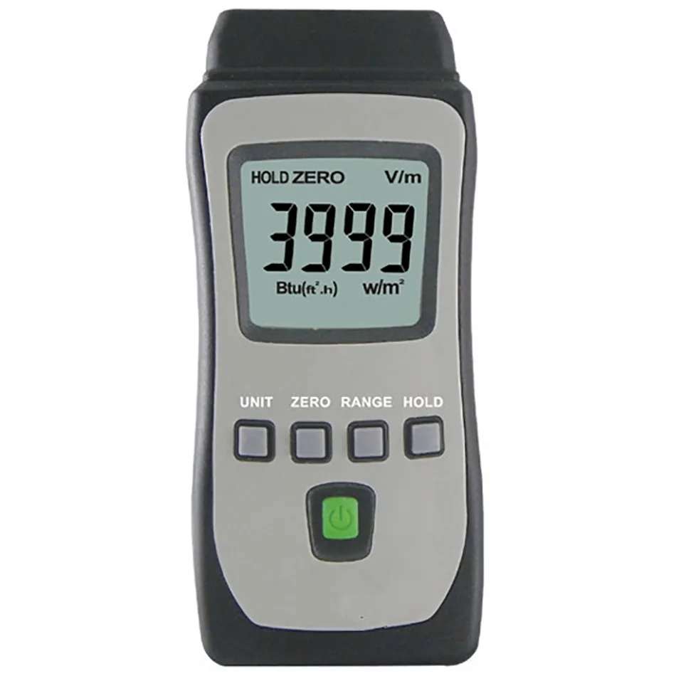 

Hot Sale High Sensitive Portable Solar Radiation Power Meter Range 4000W/m2 634Btu/(ft2*h) High Precision Solar Power Tester