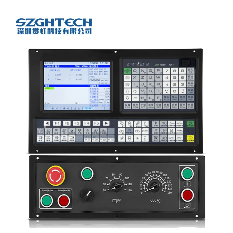 high preformance 3 axis cnc controller English menu  program and interface homemade cnc lathe controller