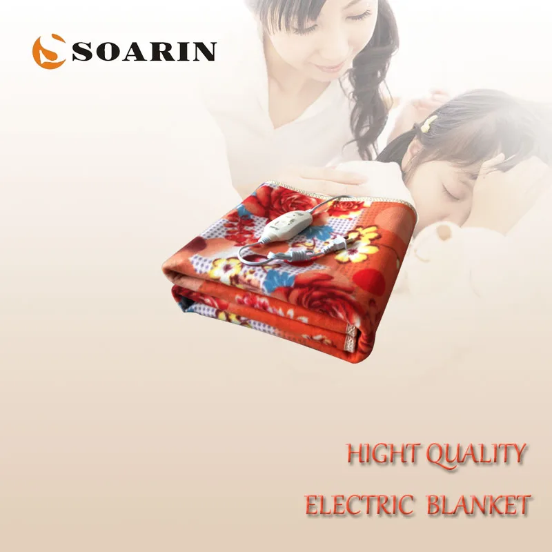 

SOARIN Electric Blanket 150x70cm Manta Electrica Plush Electric Blanket Electric Heated Blanket 220v Body Warmer Mattress Bed