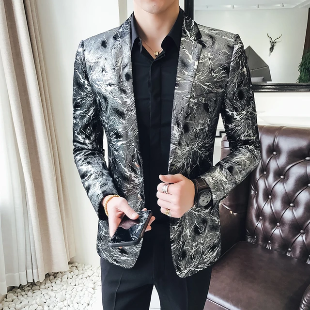Silver dressy jacket store