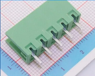 100PCS  2EDGV-5.08-5P   2EDGV 5Pin 5.08mm Straight Pin Plug-in Screw Terminal Block  ROHS