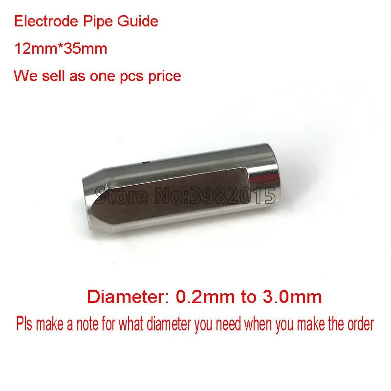 EDM Gốm Ruby Điện Cực Ống Hướng Dẫn 12*35Mm 0.20 Sang 3.0Mm Cho WEDM Máy Khoan