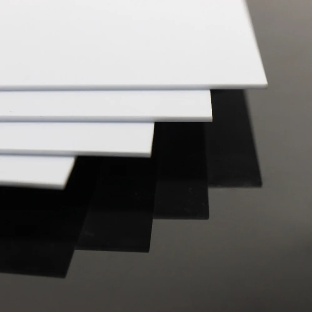 ABS0915 4pcs 1.5mm Thickness 200mm x 250mm ABS Styrene Sheets White NEW Architectural