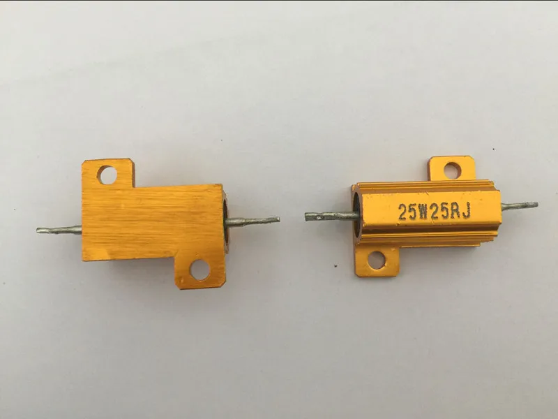 0.01R Ohm- 50K Ohm 25W Watt Power Metal Shell Case Wirewound Resistor