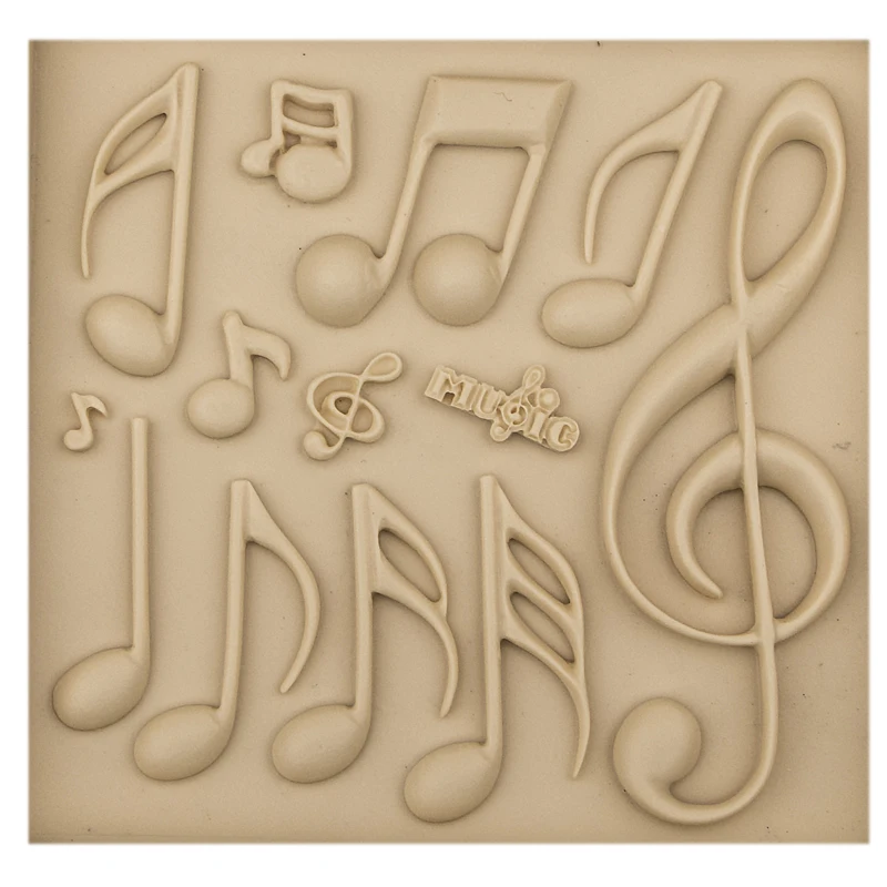 Music Notes lace Silicone mould Biscuit,Cake,Fondant,Cookie,Paste,Chocolate Molds DIY Cake Decoration Baking Tools F0550