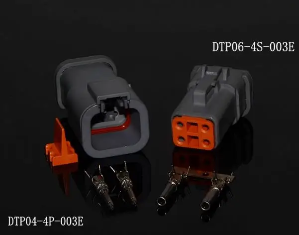 Car connector Connector sheath DTP06-4S-E003 excavator plug DTP04-SP-E003 electrical connector plug