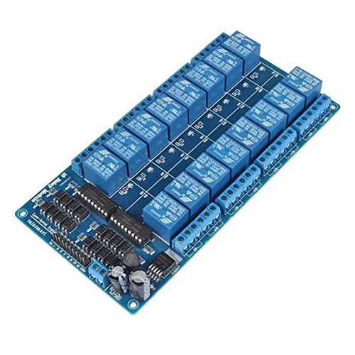 New 16 Channel Relay Module 5/12V Relay Module Opto-couple MEGA 2560 R3(Blue)