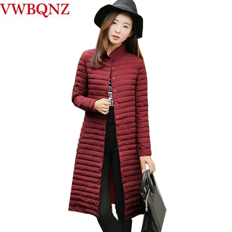 

2024 Autumn Winter Women Down Cotton Jacket Warm Outerwear Plus size 3XL Parkas Slim Stand Long Coat Solid Casual Female Jacket