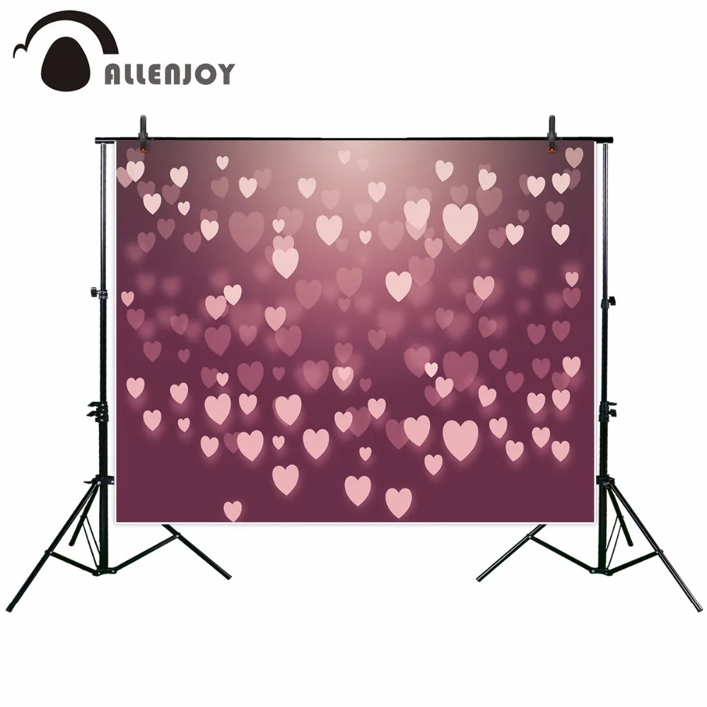 Allenjoy – arrière-plan de la saint-valentin, amour Bokeh, répétition romantique, cœurs, photographie d'arrière-plan, pour séance photo, anniversaire, événement