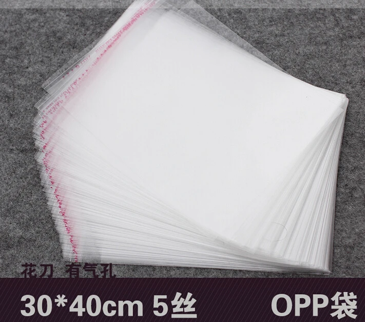 

Transparent opp bag with self adhesive seal packing plastic bags clear package plastic opp bag for gift OP02 5000pcs