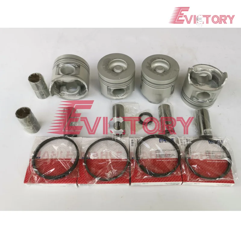 For Isuzu Truck 600P 4KH1 4KH1-TC 4KH1T Piston + piston ring and compelete engine gasket kit