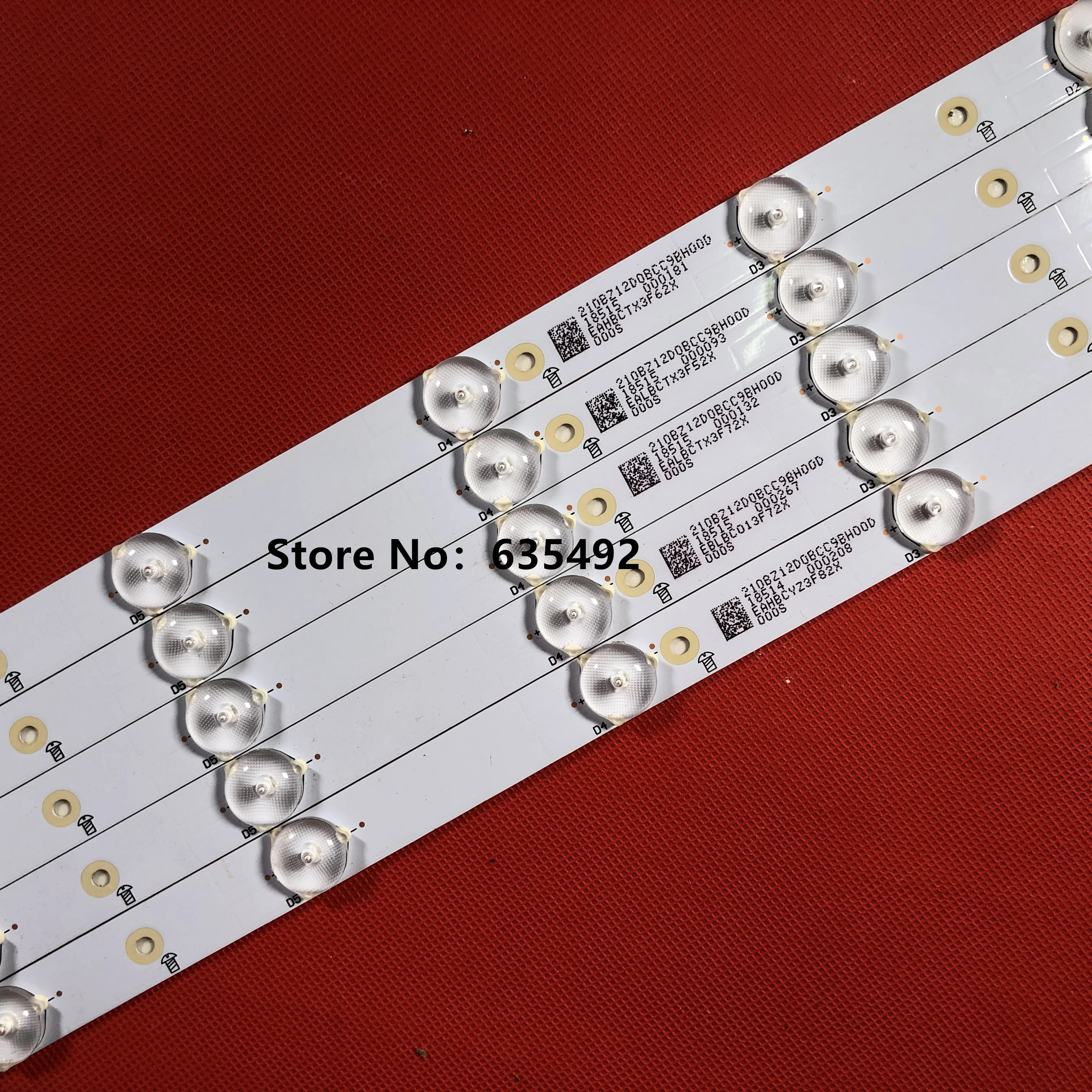 LB43014 V0_00 GJ-2K16-430-D512-V4 LED Strip For 43PUS6401/60 43PUT6101 43PUS6551 43PUS6501 43PUS6101 43PUS6201 43PUH6101