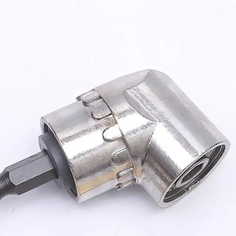 Curto Ângulo Poder Chave De Fenda Broca, 105 Graus, Extensão do ângulo direito, 1/4 "Hex Bit Conector Adaptador Comum