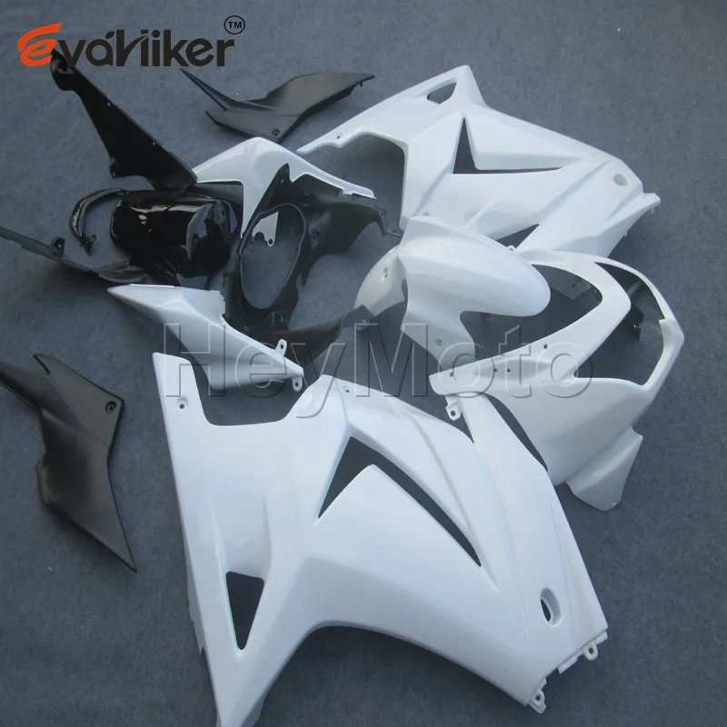 

ABS fairing for ZX250R EX250 2008 2009 2010 2011 2012 white EX 250 08 09 10 11 12 motorcycle panels Injection mold