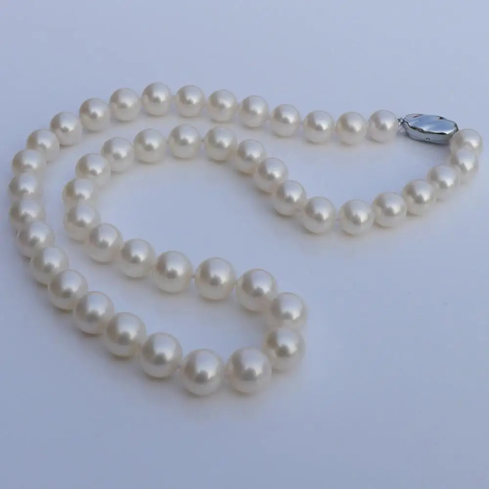 High-grade pearl 9-10mm freshwater pearl necklace mother sent