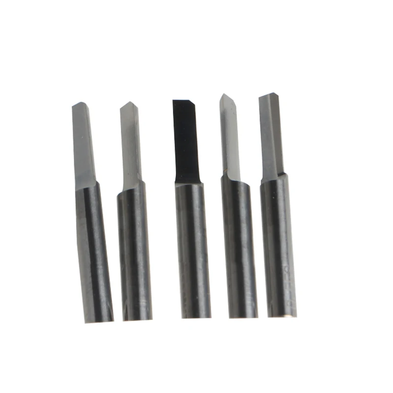 

HUHAO 5pc 3.175*2.5*8mm Haft Straight Router Bits CNC Cutter Carbide Cutting Tools Engraving Bit Work PVC/Wood Machine