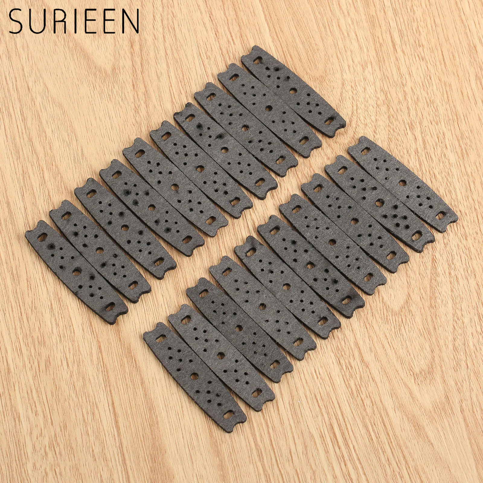 

Охотничьи 20 шт. кожаные сумки для рогаток из микрофибры, спортивные сумки для стрельбы на открытом воздухе, рогатки для катапультов, замена 60 мм x 15 мм x 12 мм