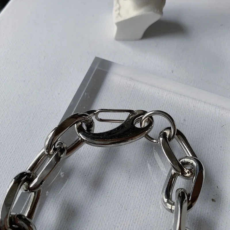 Fashion Simple New Aluminum Metal Bracelet Vintage Personality Bracelet Jewelry Wild Bracelet Hot Sale