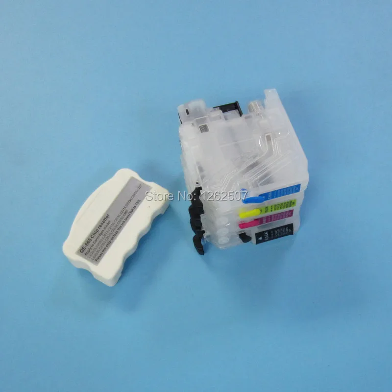 Refillable Cartridge And Chip Resetter For Brother MFC-J4320 J4420 J4620 J5520 J5620 J5720 J460 J480 J485 J680 J880 J885 Printer