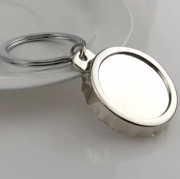 Brandneuer Flaschenöffner-Schlüsselanhänger aus Metall, modischer Autoschlüsselring für Männer und Frauen, bestes Geschenk, Schmuck Großhandel – Detail 3