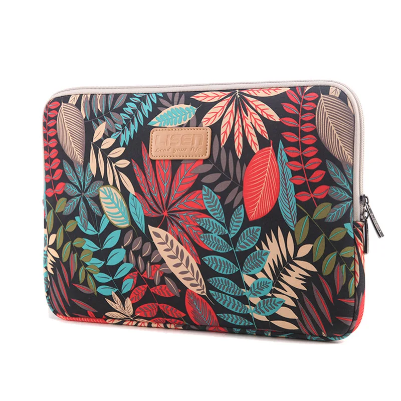 

Lisen Laptop Sleeve Case Forest Leaves Casual Computer Bag Notebook Carry Bag for MacBook Air Pro 13.3" 15.4" Free Drop Shipping