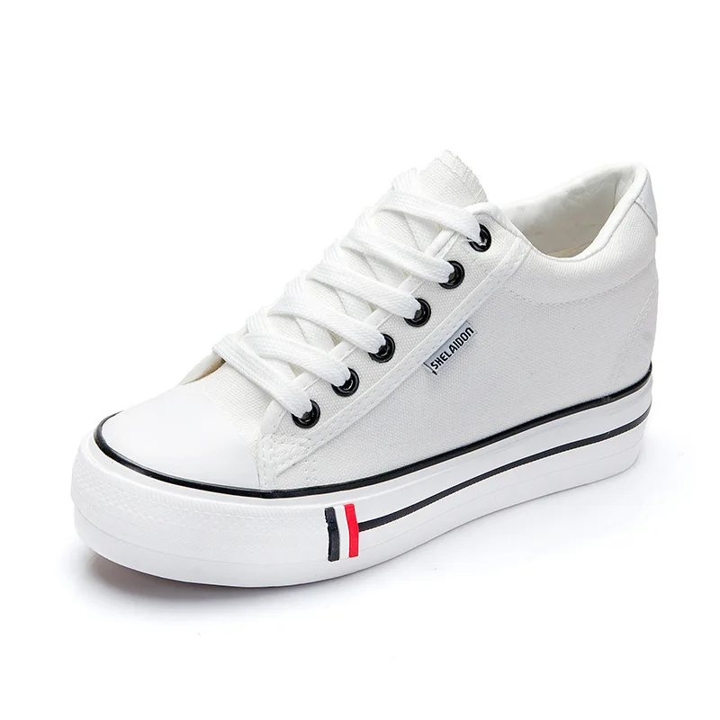 Health Canvas Skateboarding Shoes Classic White Shoes For Women Students Cloth Shoes Girls Single Flat Women Shoe Tide Pumps