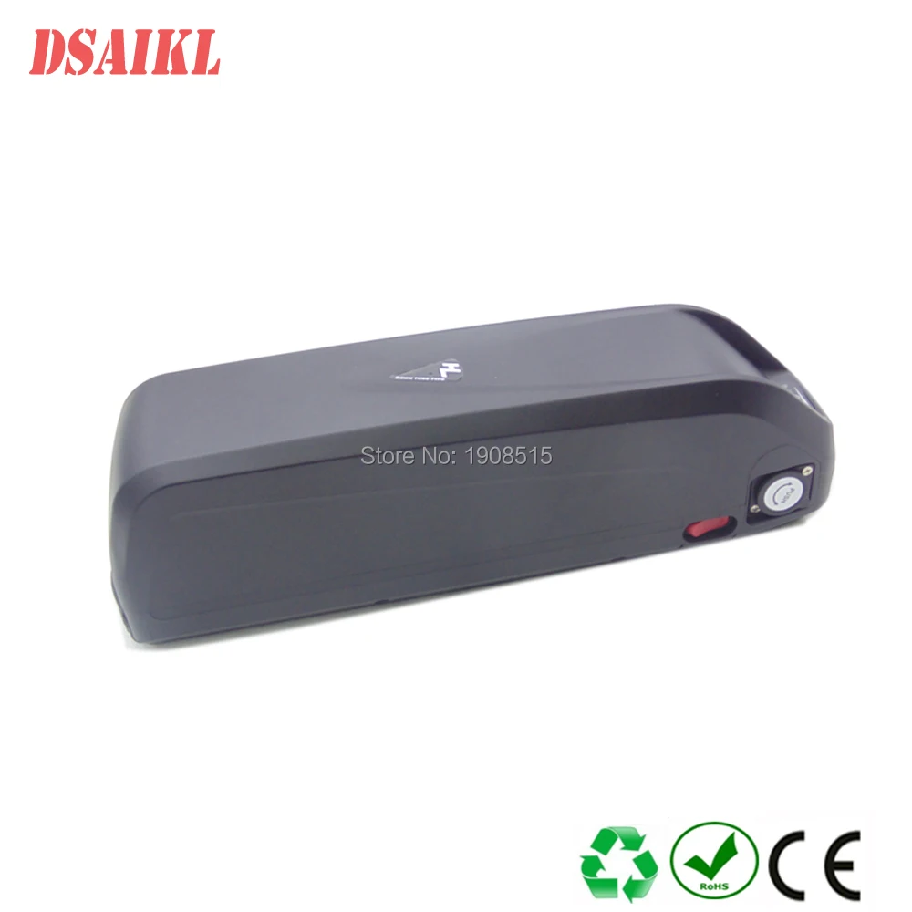 Big Hailong Down Tube Ebike Empty Battery Box for 24V 36V 48V 52V  65pcs of 18650 Cells Electric Cargo Battery Pack