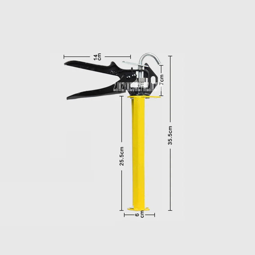 Neue Ankunft Manuelle Glas Kleber Gun Semi-rund Drehbare Kleber Pistole Türen Windows Verdickte Art Universal Kleber Gun FY-004-001