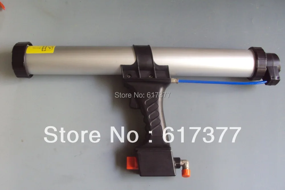 Good Quality Retail DIY&Professional Use 15 Inches for 600ml Sausage Pneumatic Caulking Gun Pneumatic Caulk Gun Dripless Type